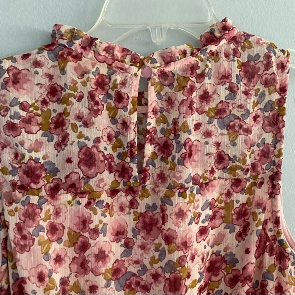 Monteau Multicolor Floral Dress Sz Small
